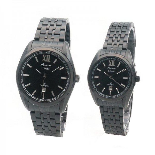 Alexandre Christie AC 8501 Full Black Couple